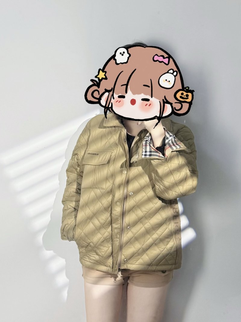Quilted Puffer Jacket Cream view