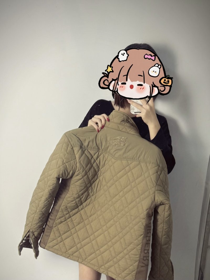 Quilted Puffer Jacket Cream view