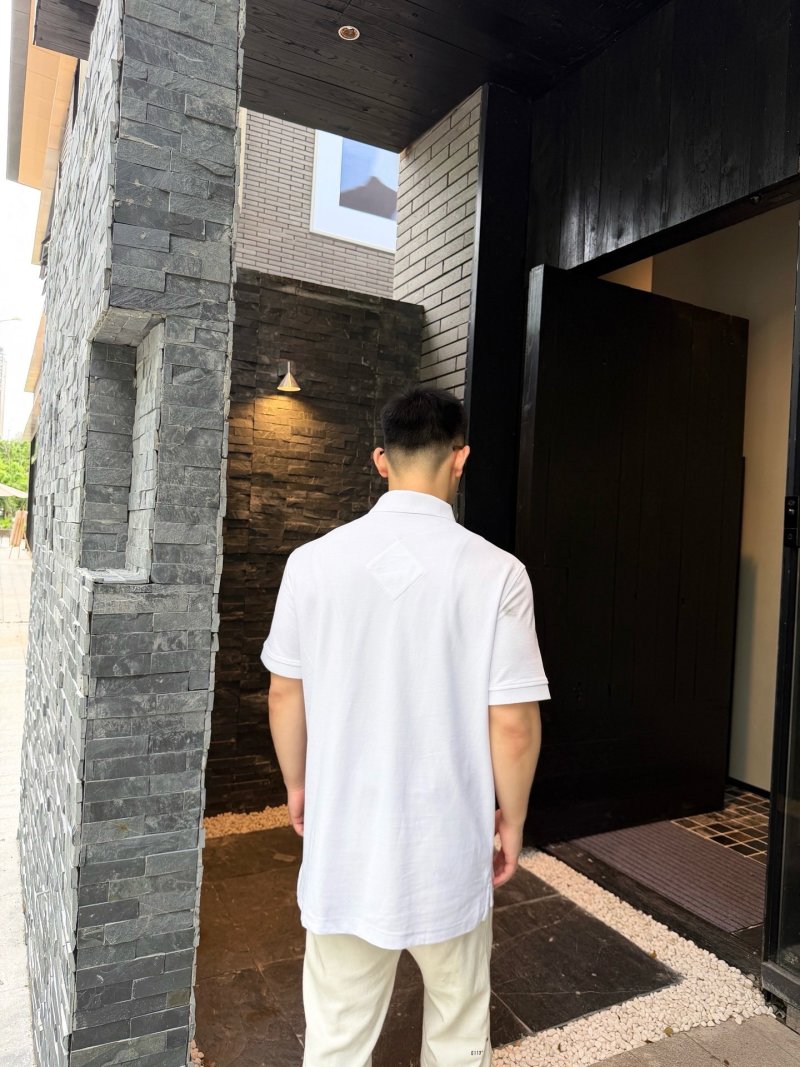 Canada Goose White Polo Shirt view
