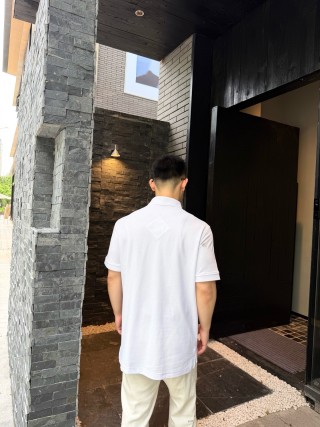 Canada Goose White Polo Shirt view 6