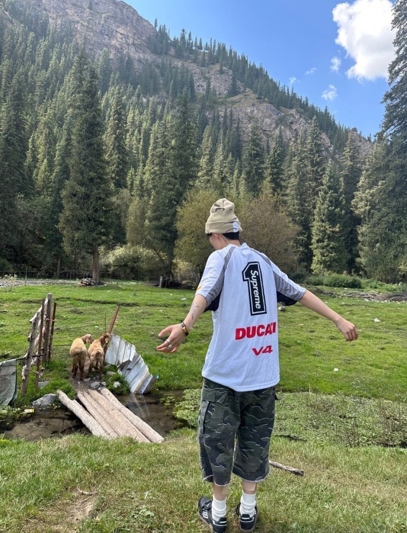 Ducati Logo White T-Shirt view