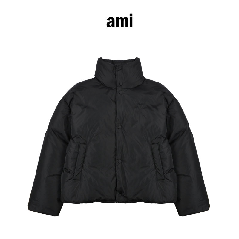 Black Oversized Puffer Down Jacket view