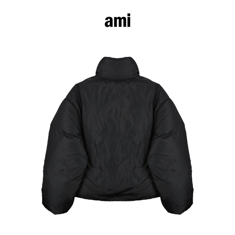 Black Oversized Puffer Down Jacket view