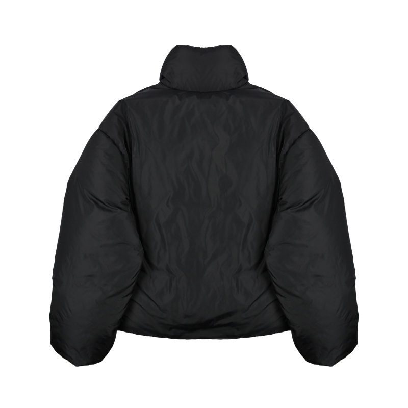 Black Oversized Puffer Down Jacket view