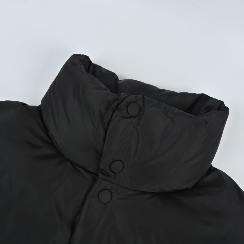 Black Oversized Puffer Down Jacket view