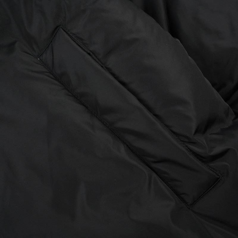 Black Oversized Puffer Down Jacket view