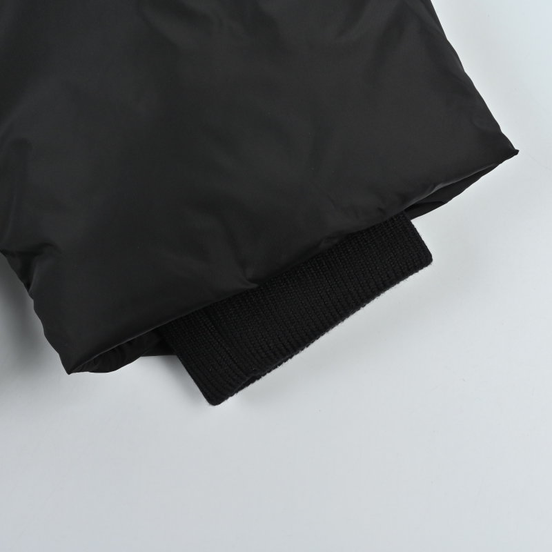 Black Oversized Puffer Down Jacket view