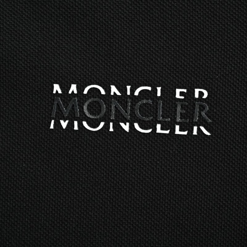 Black Short Sleeve Polo Shirt with Embroidered Logo view