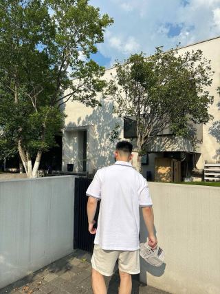 Dior CD Logo White Polo Shirt view 4