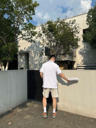 Dior CD Logo White Polo Shirt view 5