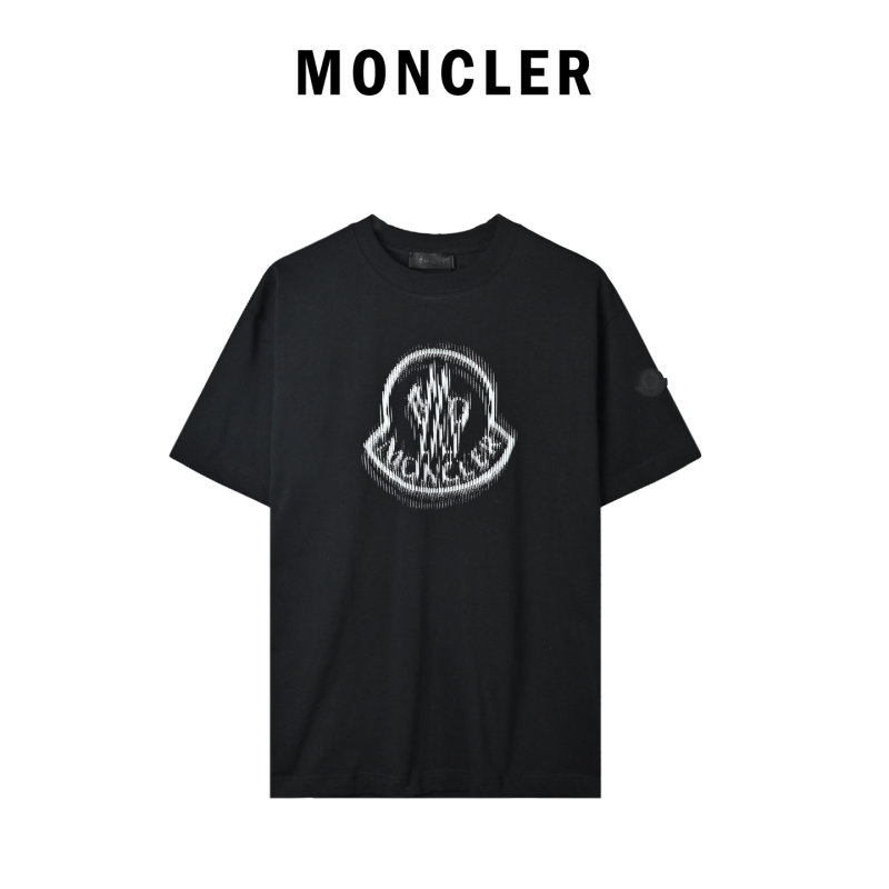 Black Graphic Crew Neck T-Shirt view