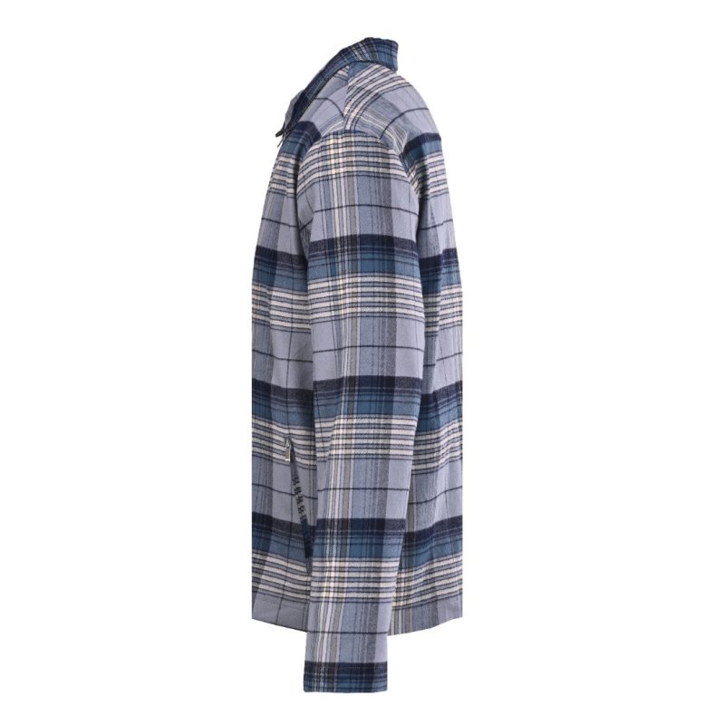 Blue Plaid Flannel Overshirt view