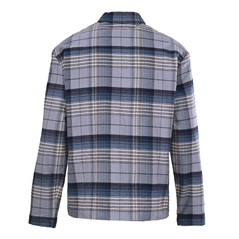 Blue Plaid Flannel Overshirt view