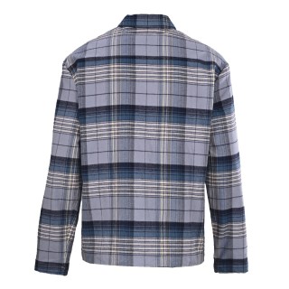 Dior CD Blue Plaid Zip Shirt Jacket view 3