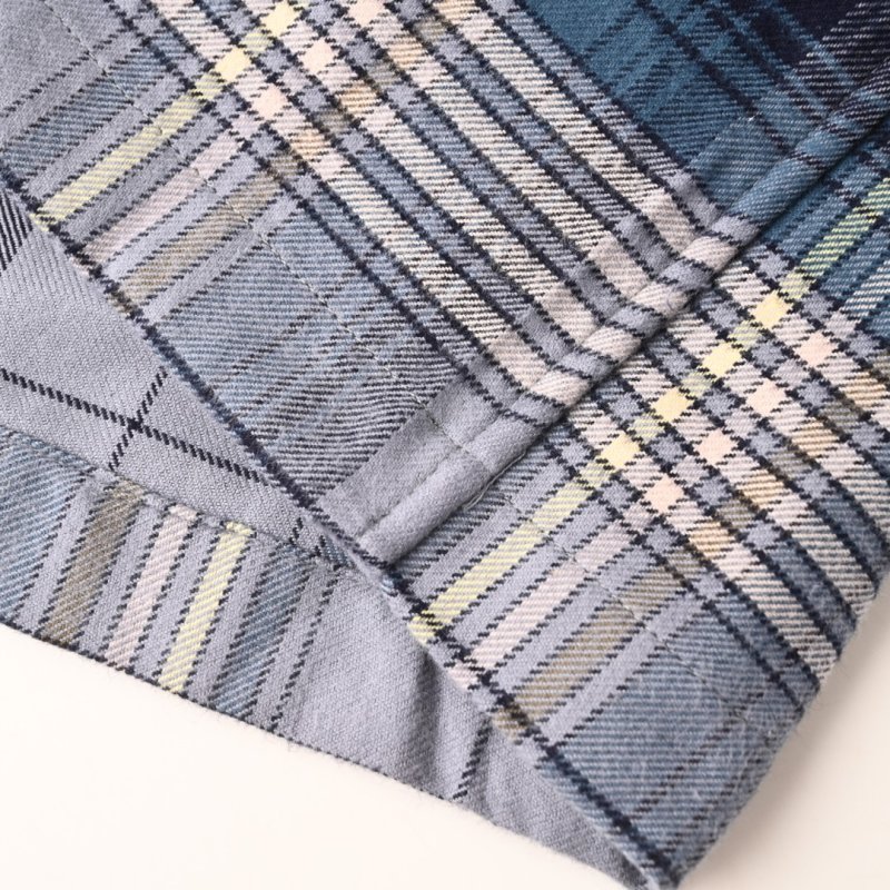Blue Plaid Flannel Overshirt view