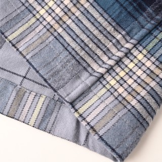 Dior CD Blue Plaid Zip Shirt Jacket view 8