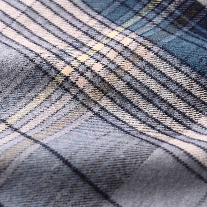 Blue Plaid Flannel Overshirt view
