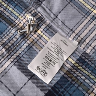 Dior CD Blue Plaid Zip Shirt Jacket view 10