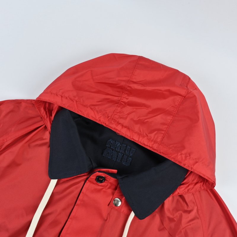 Miu Miu Navy & Red Reversible Coat view