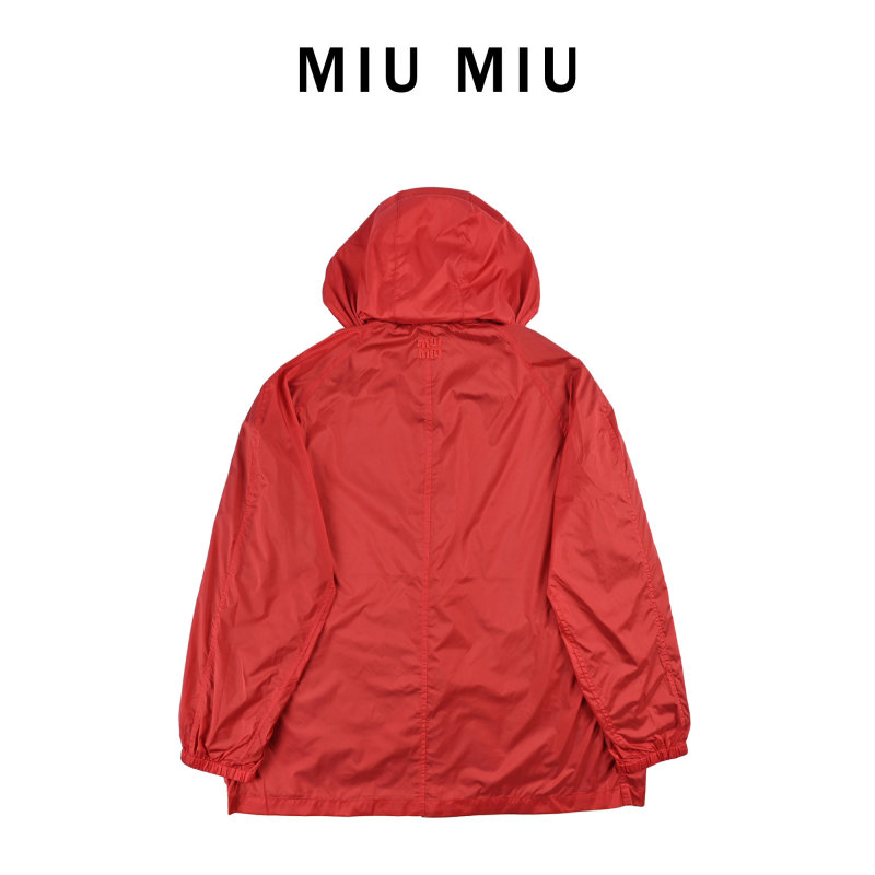 Miu Miu Navy & Red Reversible Coat view