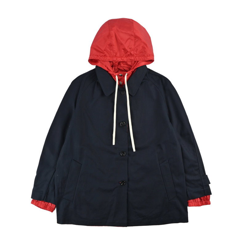 Miu Miu Navy & Red Reversible Coat view
