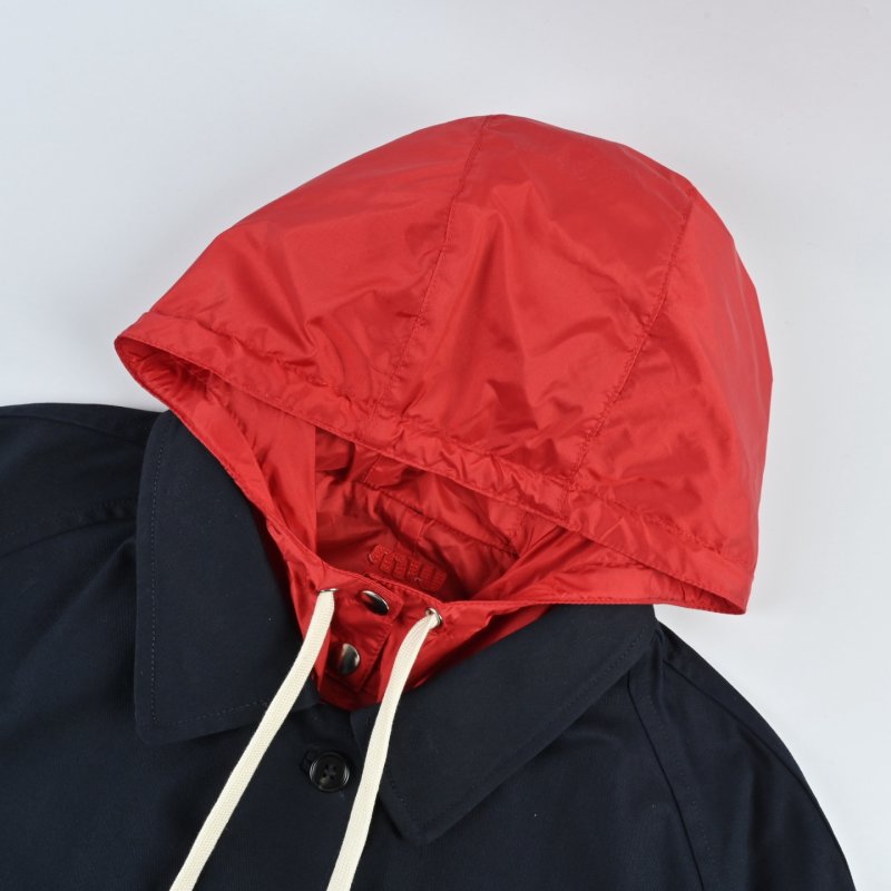 Miu Miu Navy & Red Reversible Coat view