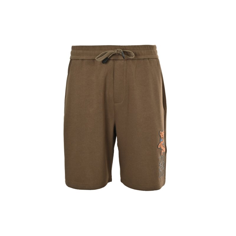 Brown Bear Embroidered Shorts view