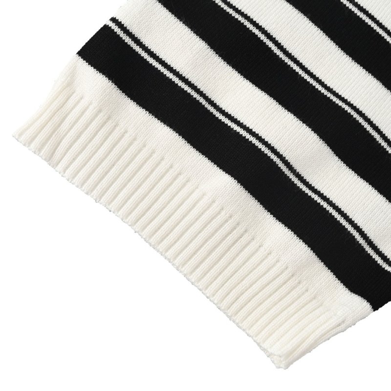Polo Ralph Lauren White & Navy Striped Polo Shirt view