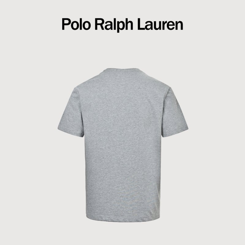 Ralph Lauren Pony Logo Crew Neck Short Sleeve T-Shirt Grey view