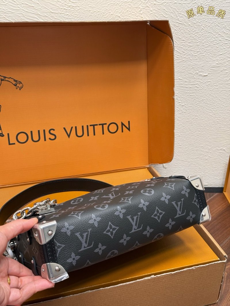 Louis Vuitton Side Trunk East West Black Monogram Shoulder Bag view