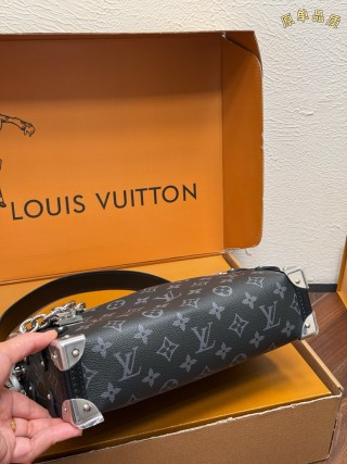 Louis Vuitton Side Trunk East West Black Monogram Shoulder Bag view 7
