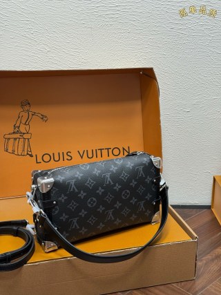 Louis Vuitton Side Trunk East West Black Monogram Shoulder Bag view 8