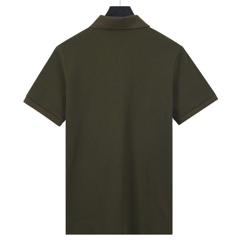 Burberry Olive Green Polo Short Sleeve Shirt view