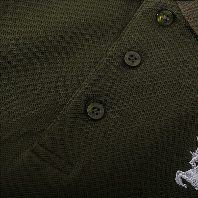 Burberry Olive Green Polo Short Sleeve Shirt view