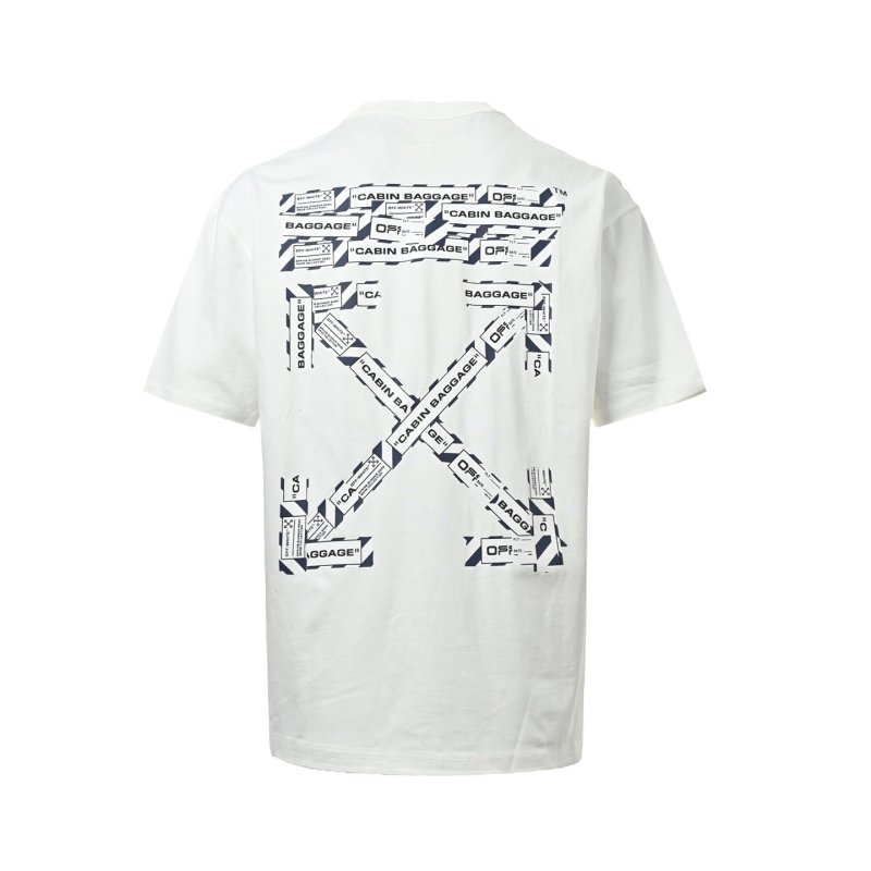 Off-White Cabin Baggage Arrows White T-Shirt view