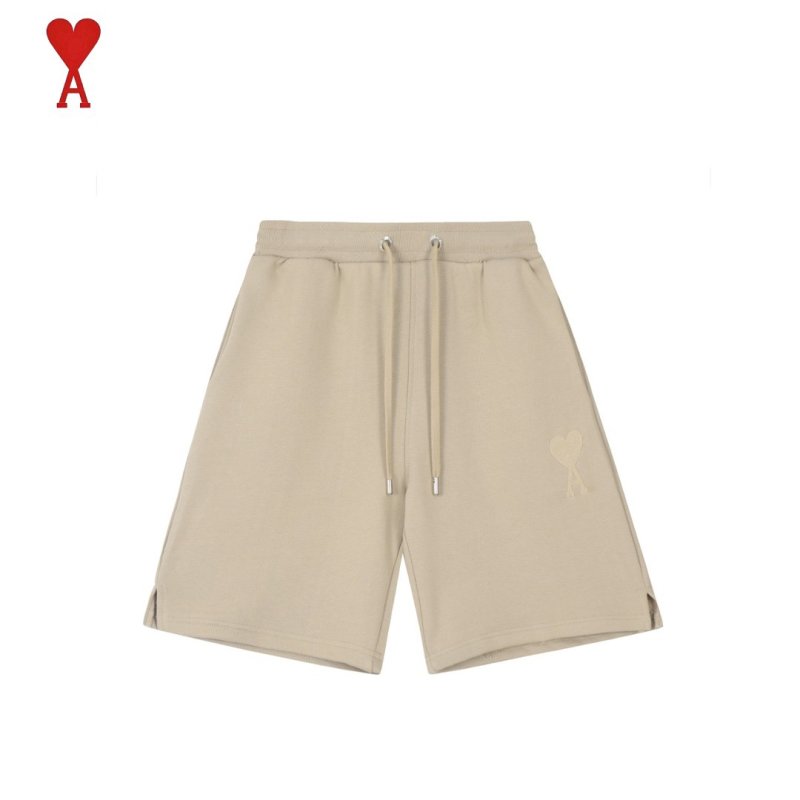 Cream Embroidered Drawstring Shorts view