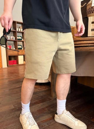 Essentials Khaki Bermuda Shorts view 4