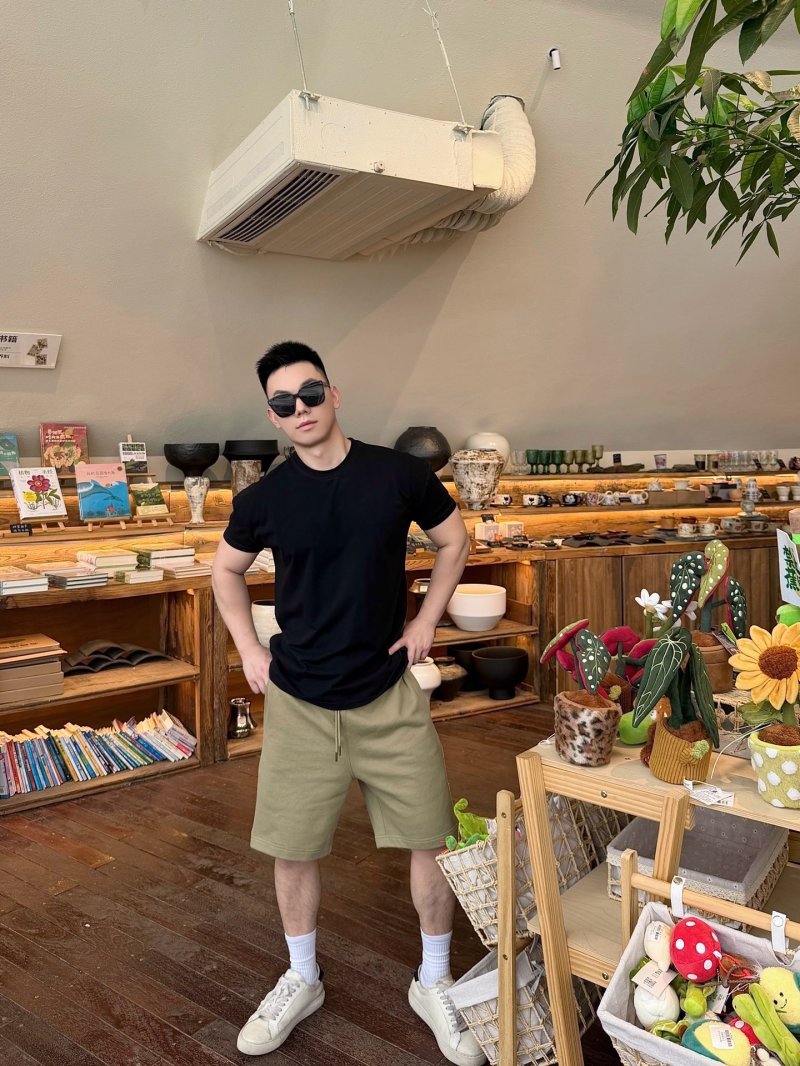 Essentials Khaki Bermuda Shorts view