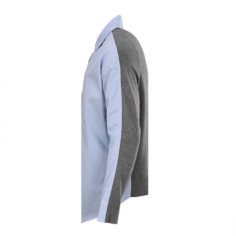 Light Blue Premium Long-Sleeve Button-Up Shirt view
