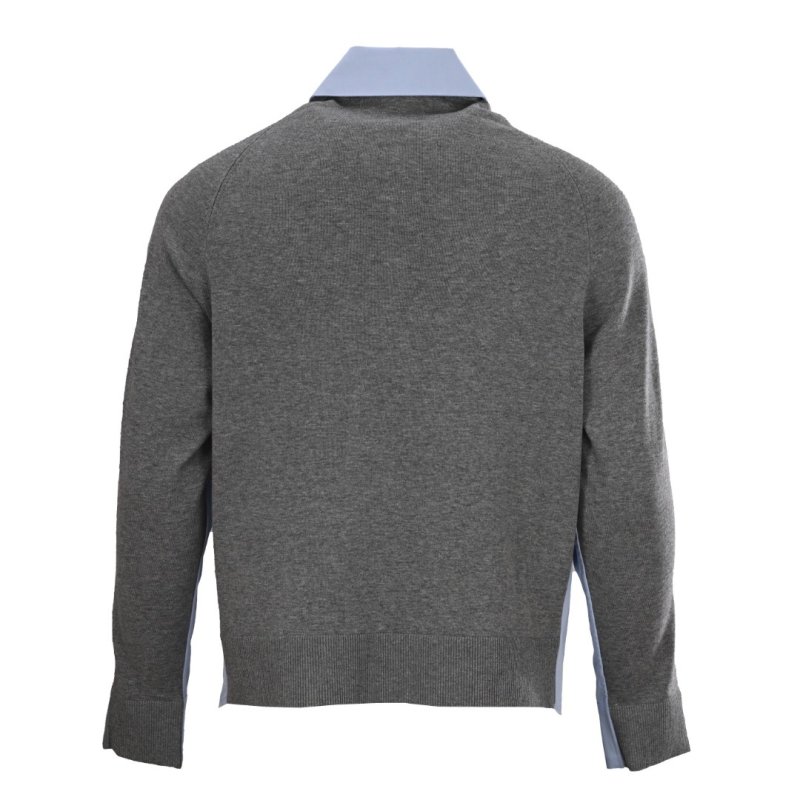 Light Blue Premium Long-Sleeve Button-Up Shirt view