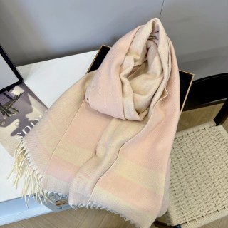 Dior Geometric Jacquard Cashmere Scarf - Charcoal & Cream view 7