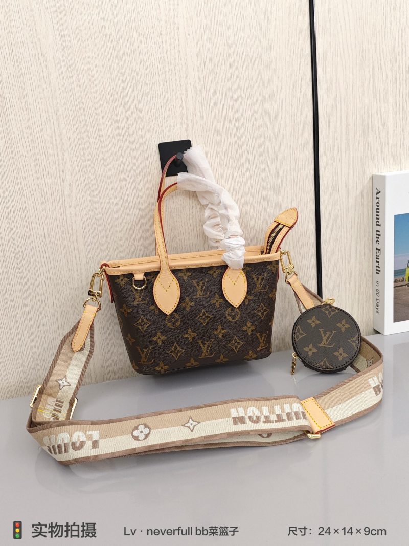 Louis Vuitton Nano Monogram Canvas Bucket Bag Tan view