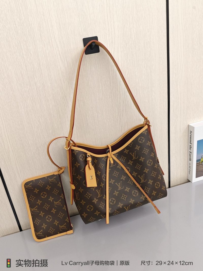 Louis Vuitton Nano Monogram Canvas Bucket Bag Tan view