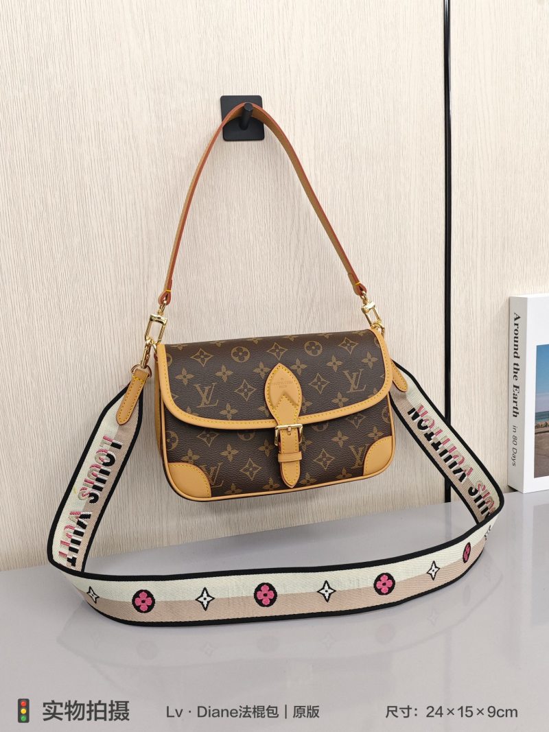 Louis Vuitton Nano Monogram Canvas Bucket Bag Tan view