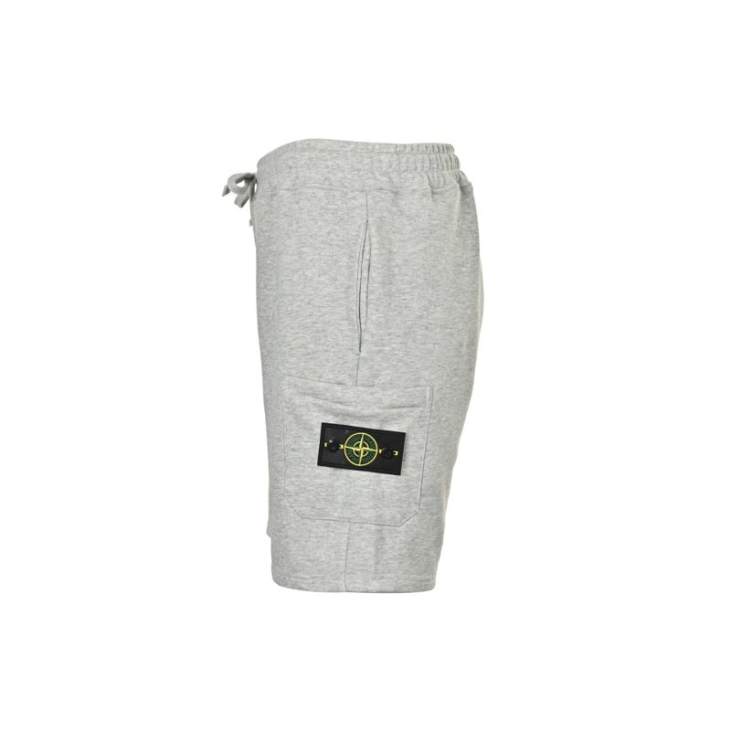 Stone Island Grey Drawstring Shorts view