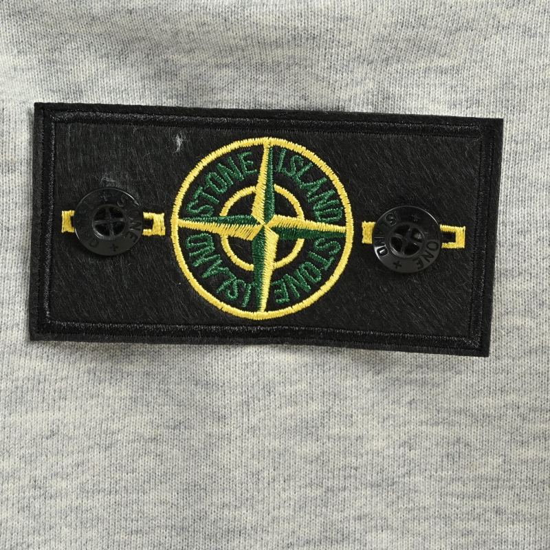 Stone Island Grey Drawstring Shorts view