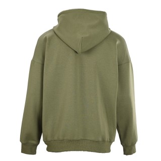 Gucci Small Logo Space Cotton Knit Hoodie - Sage Green view 3