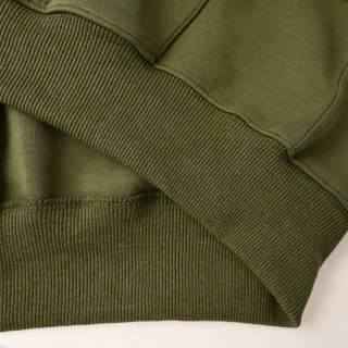 Gucci Small Logo Space Cotton Knit Hoodie - Sage Green view 7