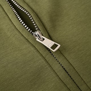 Gucci Small Logo Space Cotton Knit Hoodie - Sage Green view 10
