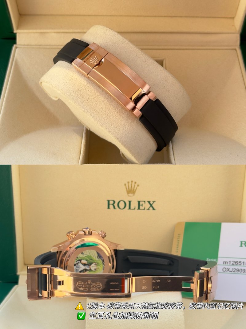 Rolex Daytona 4131 Rose Gold Diamond Bezel Chronograph view